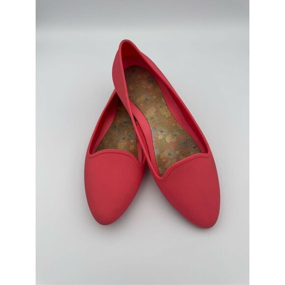 Crocs Womens Pink Eve Iconic Comfort Microfiber Lined Slip-On Ballet Flat Size 8 - Picture 2 of 9